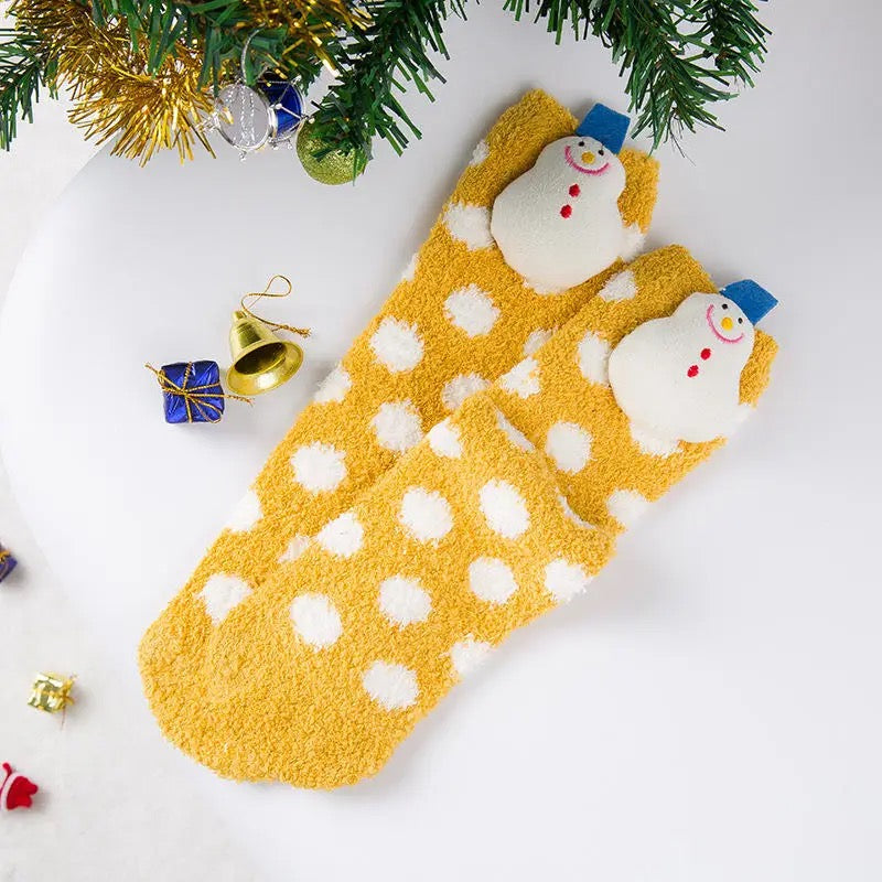 Chaussettes de Noël en famille