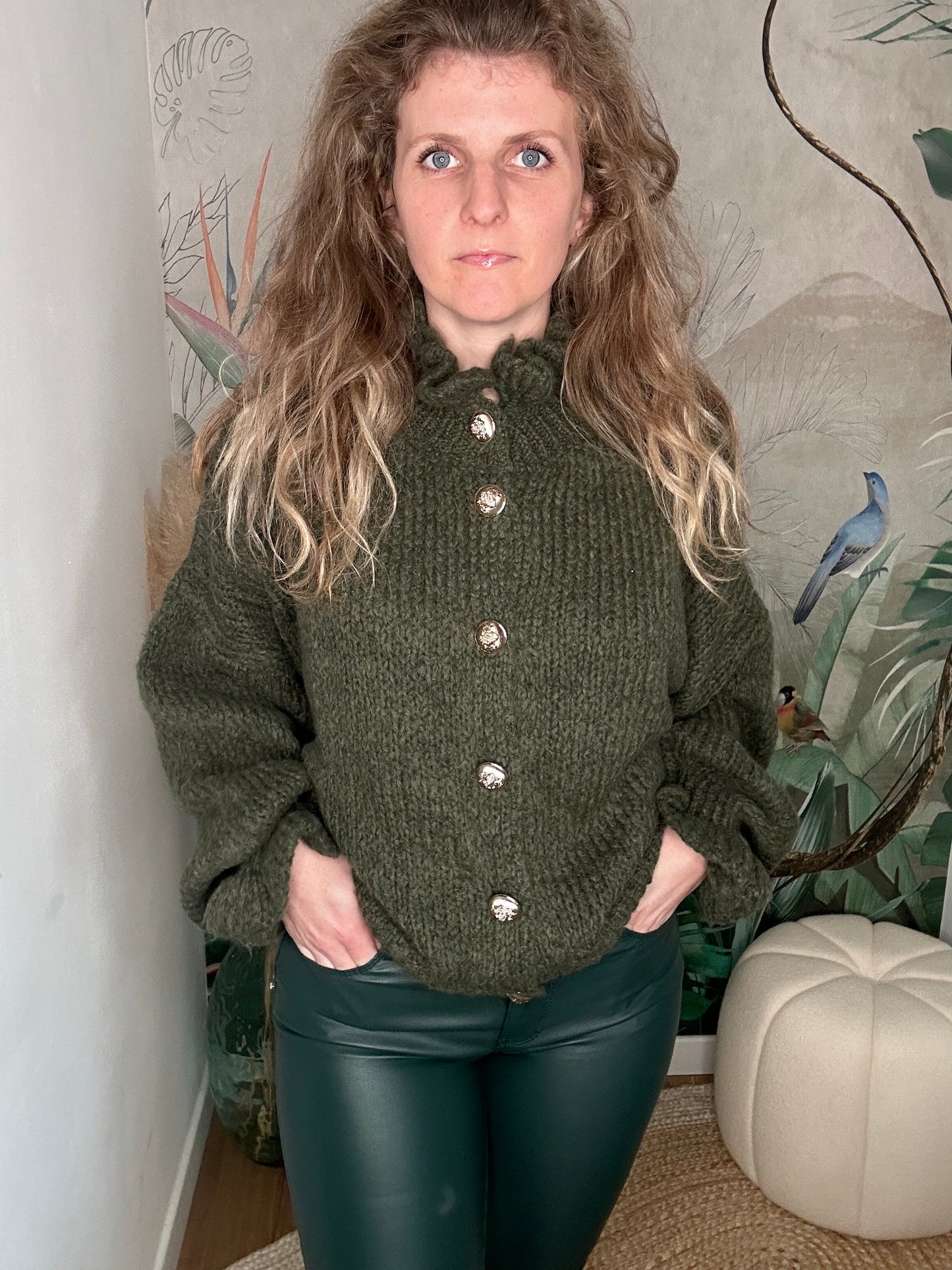 Cardigan flubby Kaki